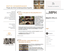 Tablet Screenshot of museopatioherreriano.org